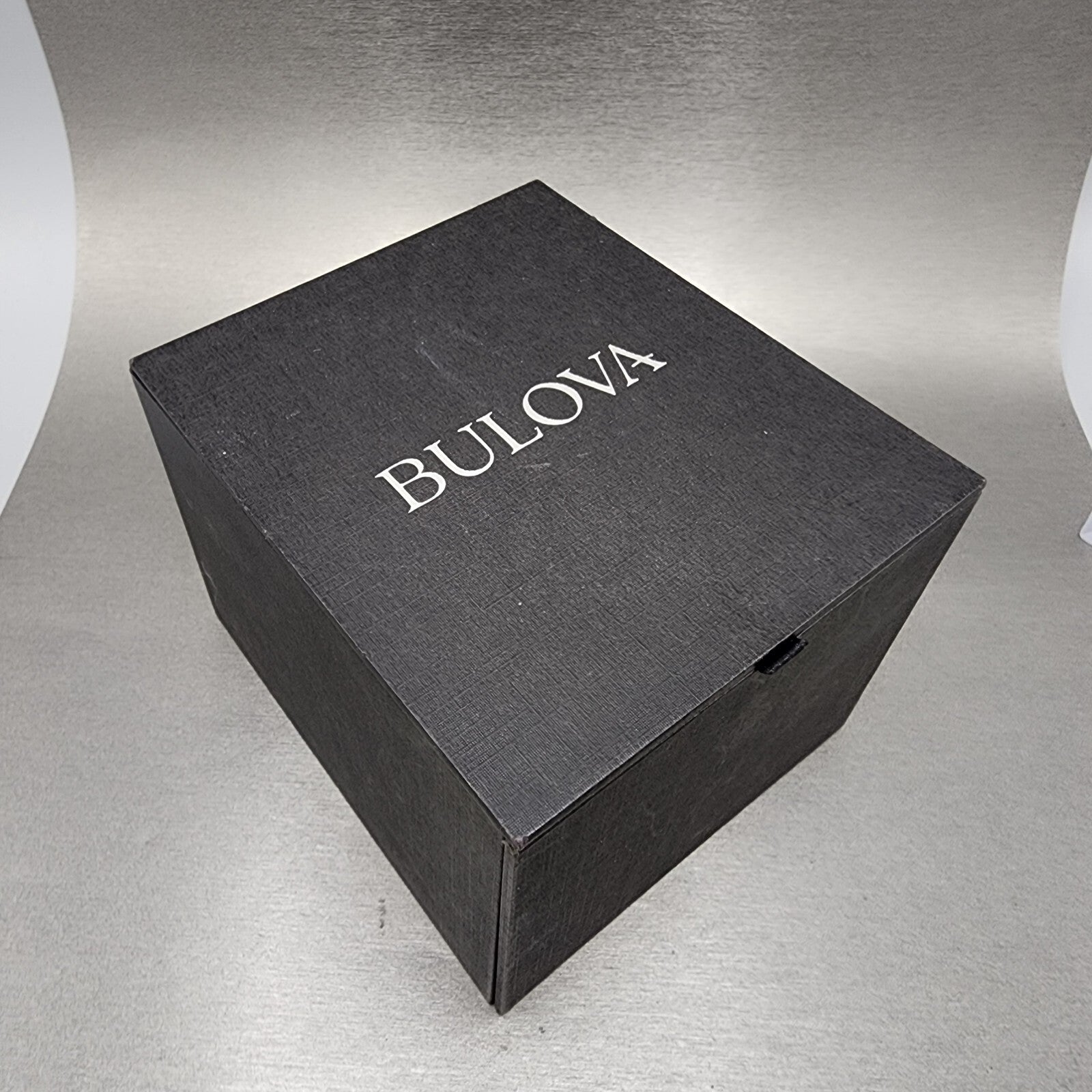 Bulova Sutton Tank Watch Women Black Dial Gold Tone Diamond Bezel New Battery11