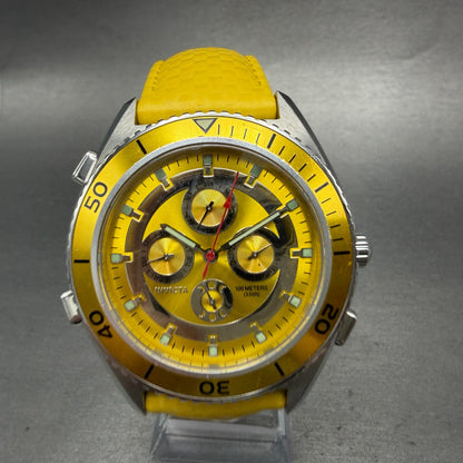 Invicta Triple Calendar Watch men 45mm Yellow Dial Steel 2918 PARTS2