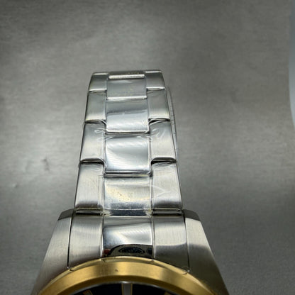 Invicta Specialty Watch Men 45mm Blue Dial Two Tone Round 12828 New Battery5