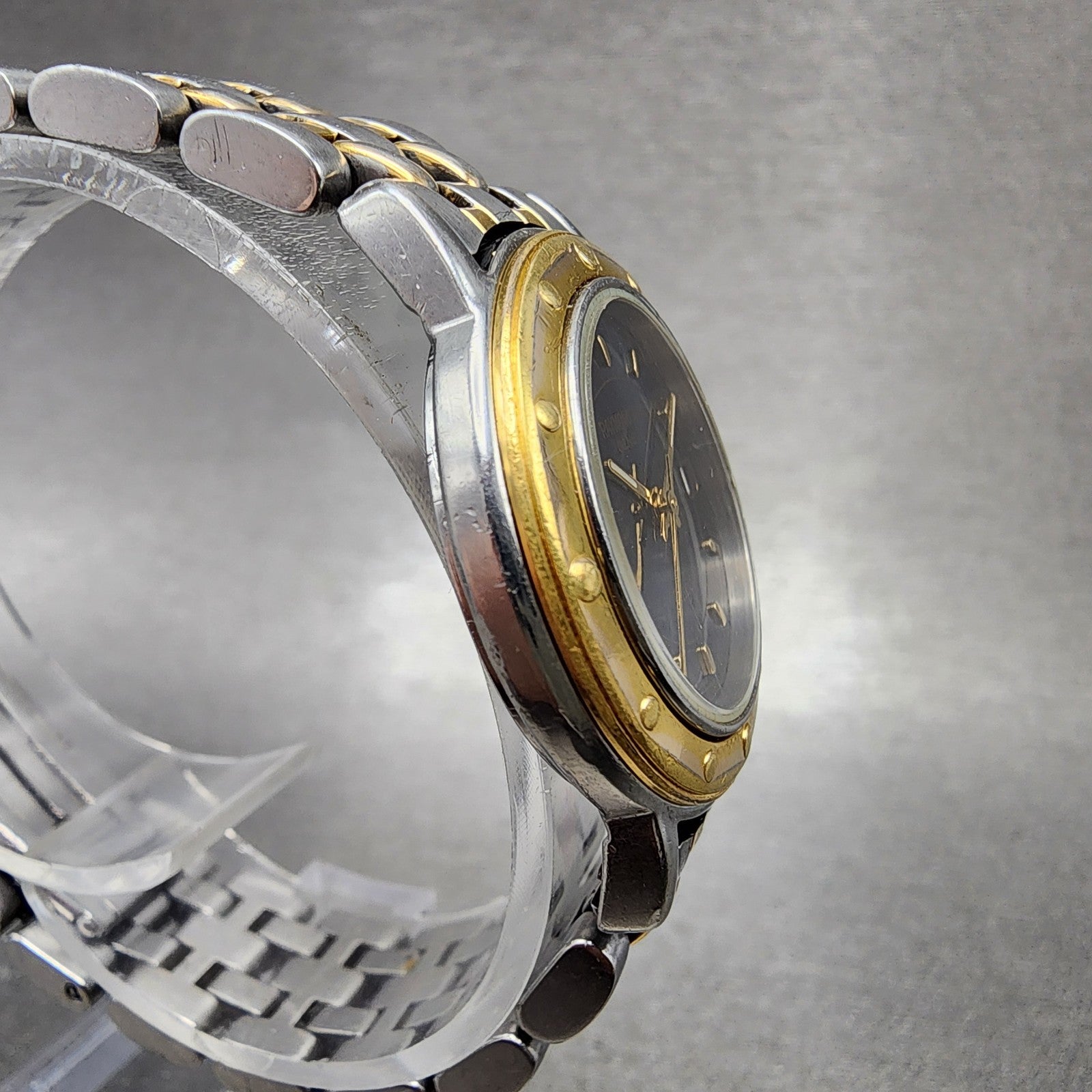 Raymond Weil Tango Watch Women 28mm Blue Dial Two Tone Date Round 5360 New Batt3