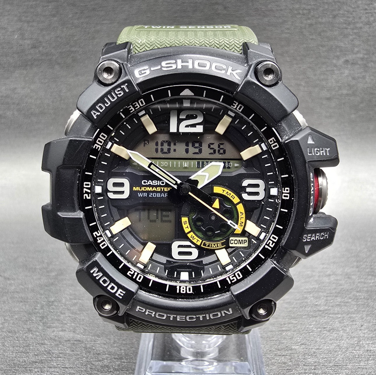 Casio G-Shock Mudmaster GG-1000 Watch Men 55mm Black Dial Chrono Alarm New Batt0