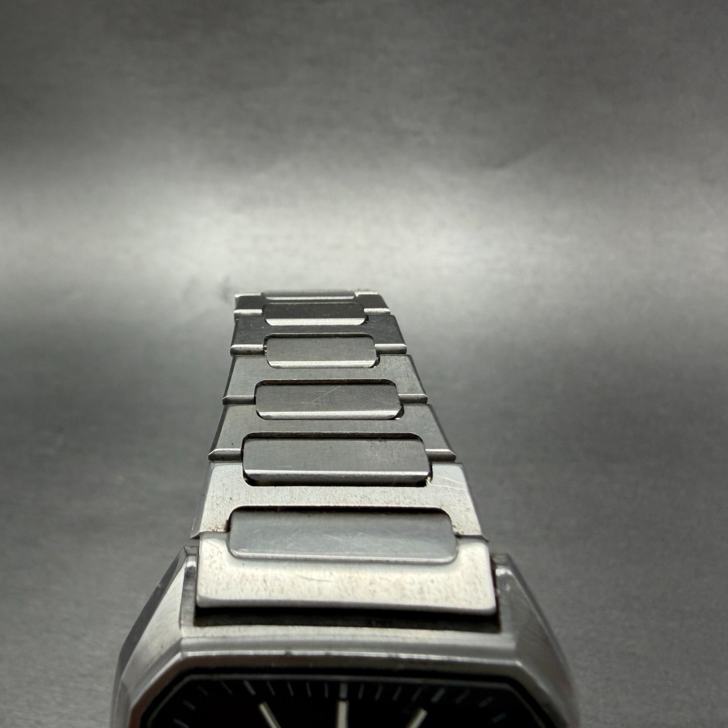 Seiko SilverWave Watch Men 34mm Black Dial Silver Tone 8221-500A New Battery4