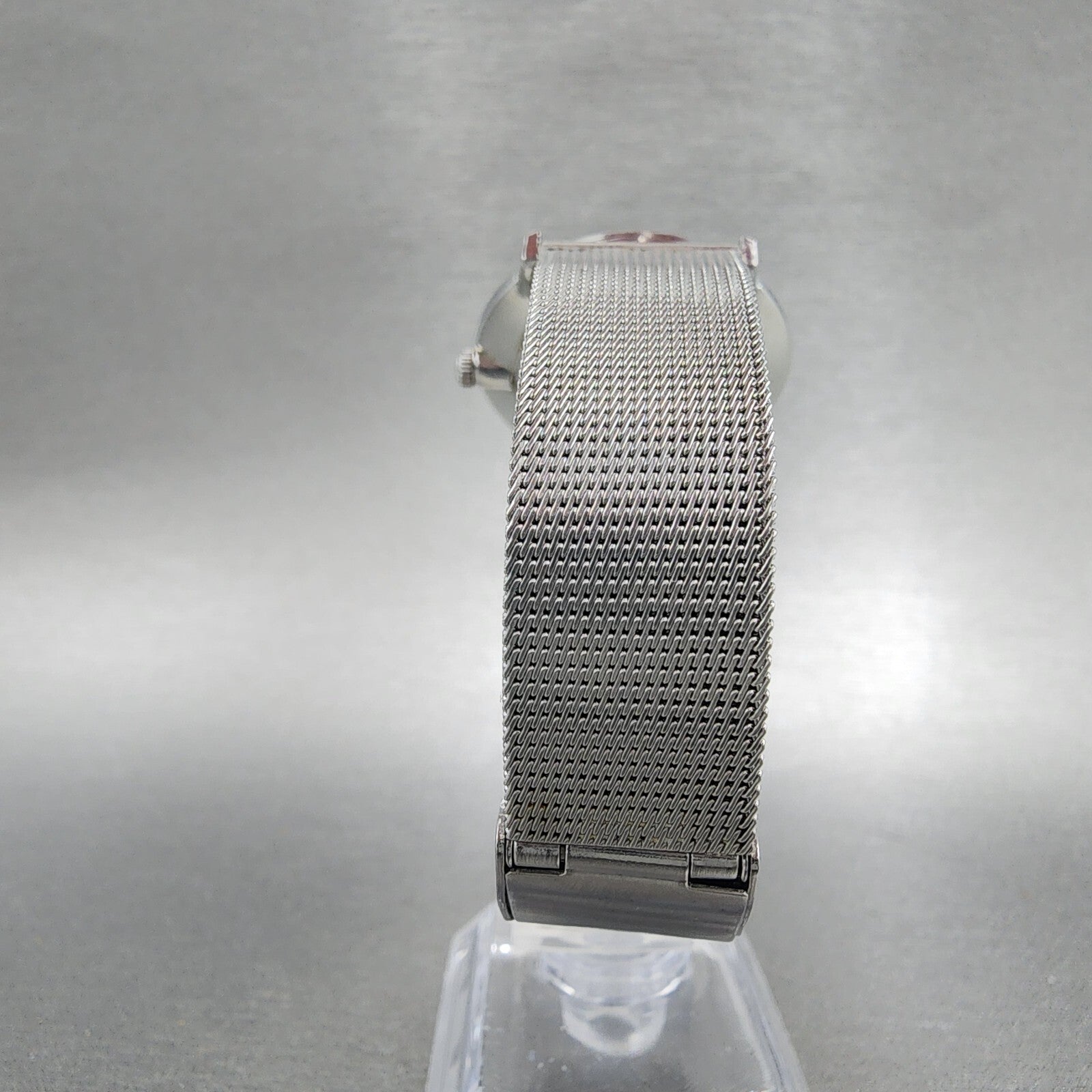 Seiko Chariot Watch Men 33mm White Woven Dial Steel Manual Wind 22200180 PARTS8