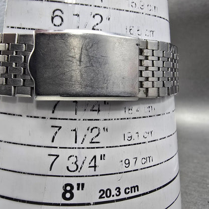 Seiko Watch Men 30mm White Dial Silver Tone Oval 7830-5210 JDM PARTS11