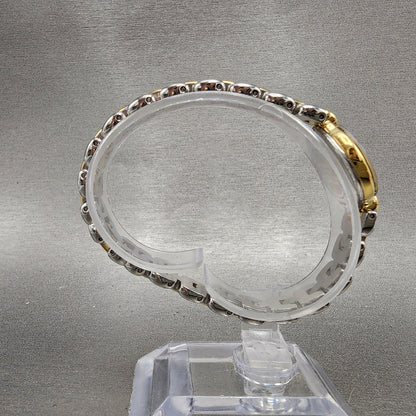 Rado Florence Watch Women 20mm White Dial Two Tone Round 153.3665.2 New Battery8