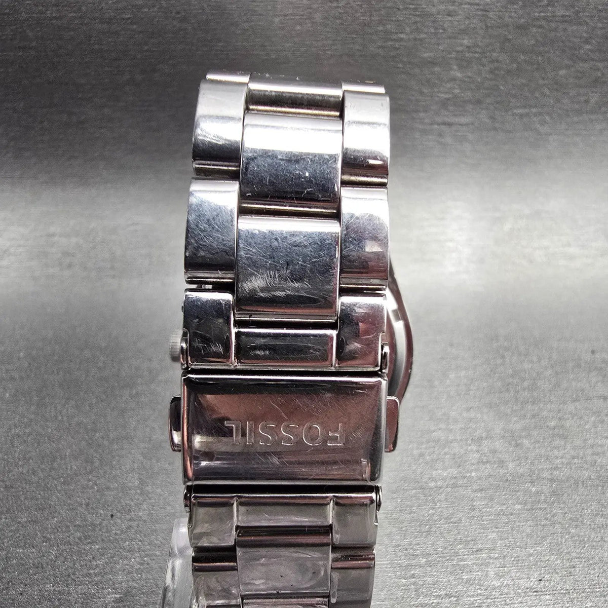 Fossil Perfect Boyfriend Watch Women 39mm White Dial Silver ES3728 New Battery7