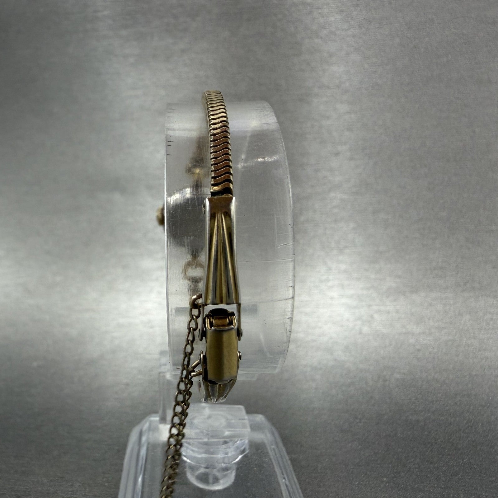 Omega Watch Women 17mm Gold Dial Gold Plated Manual Wind Runs Caliber VTG7