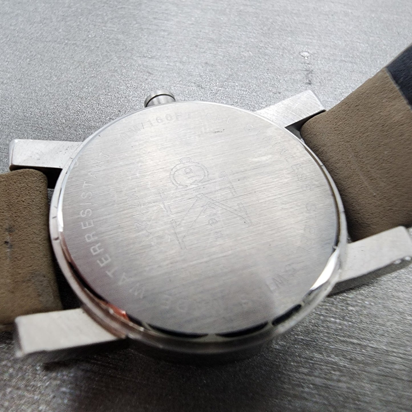 Calvin Klein Watch Women 30mm Brown Dial Silver Tone Round New Battery K71219