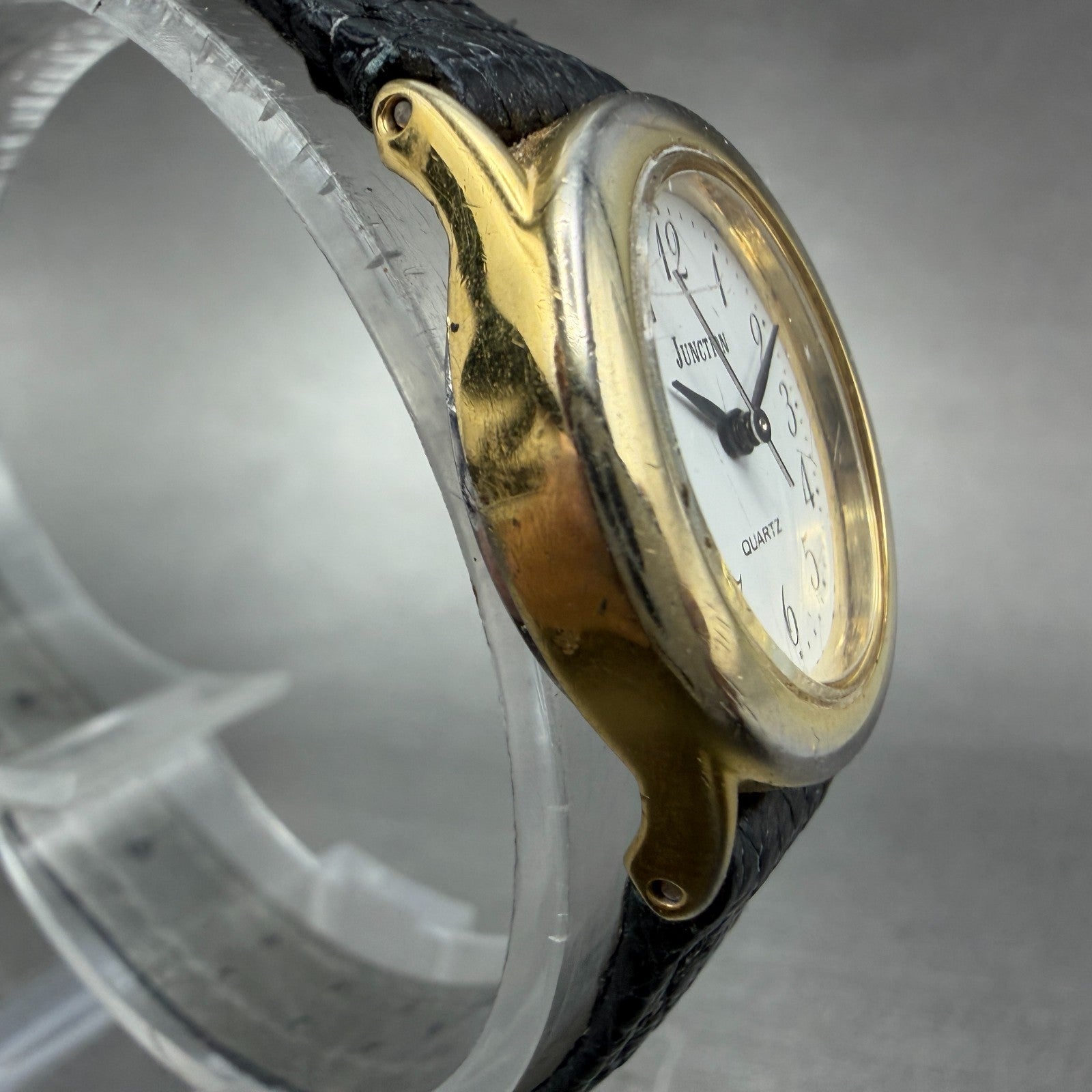 Citizen Junction Watch Women 21mm White Dial Gold Oval 5930-344596 New Battery3