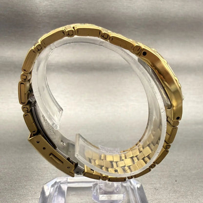 Citizen Watch Women 25mm White Dial Gold Tone Date Round 1012-S029279 New Batt8