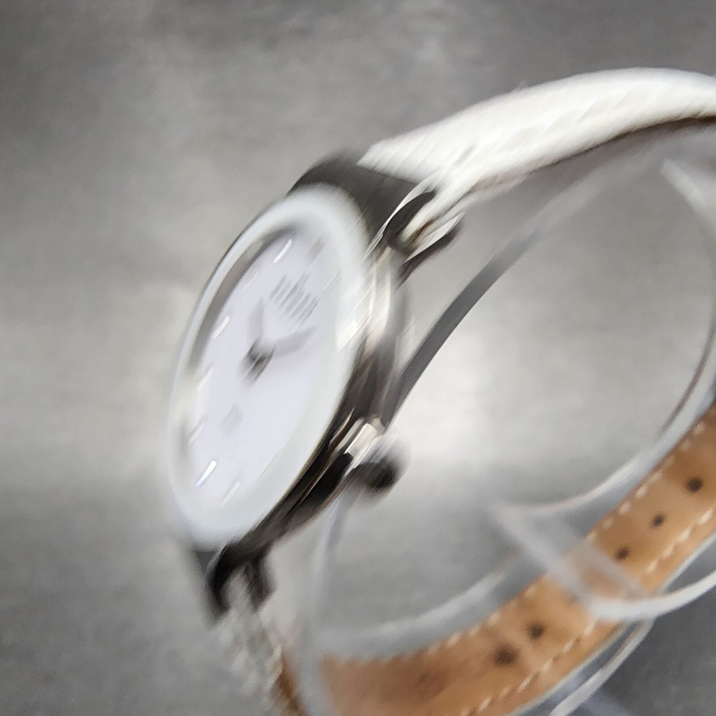 Skagen Steel Watch Women 22mm White Dial Silver Tone Round 358XSSLWW New Batt2