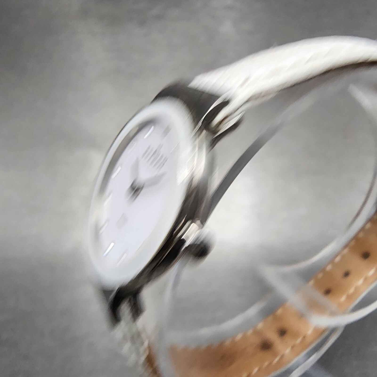 Skagen Steel Watch Women 22mm White Dial Silver Tone Round 358XSSLWW New Batt2