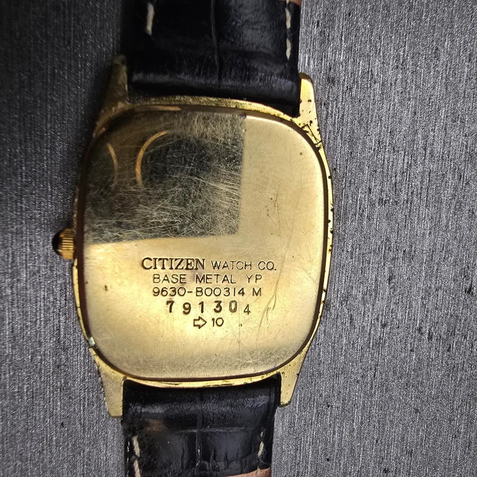 Citizen Watch Women 26mm Silver Dial Gold Tone Oval 9630-B00314 New Battery10