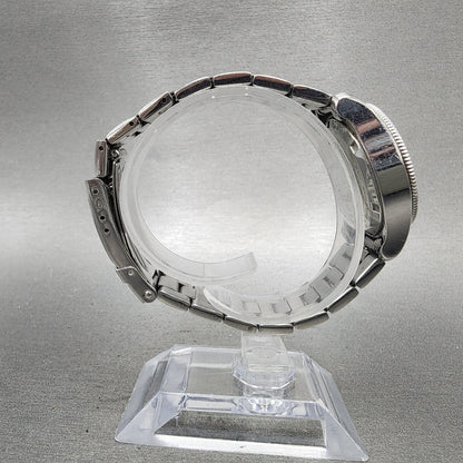 Wenger Battalion Dive Watch Women 31mm Blue Dial Silver Tone Date Round New Batt8