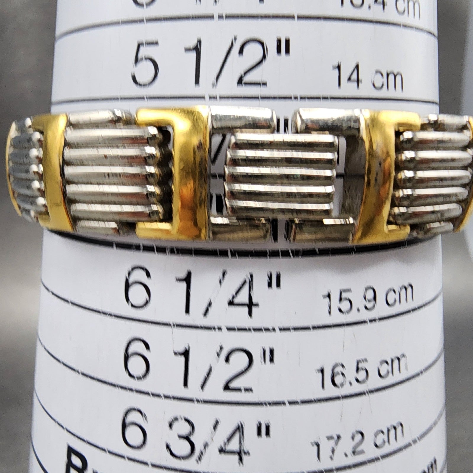 Seiko Tank Watch Women 15mm White Dial Two Tone Rectangle 1f206f60 New Battery10