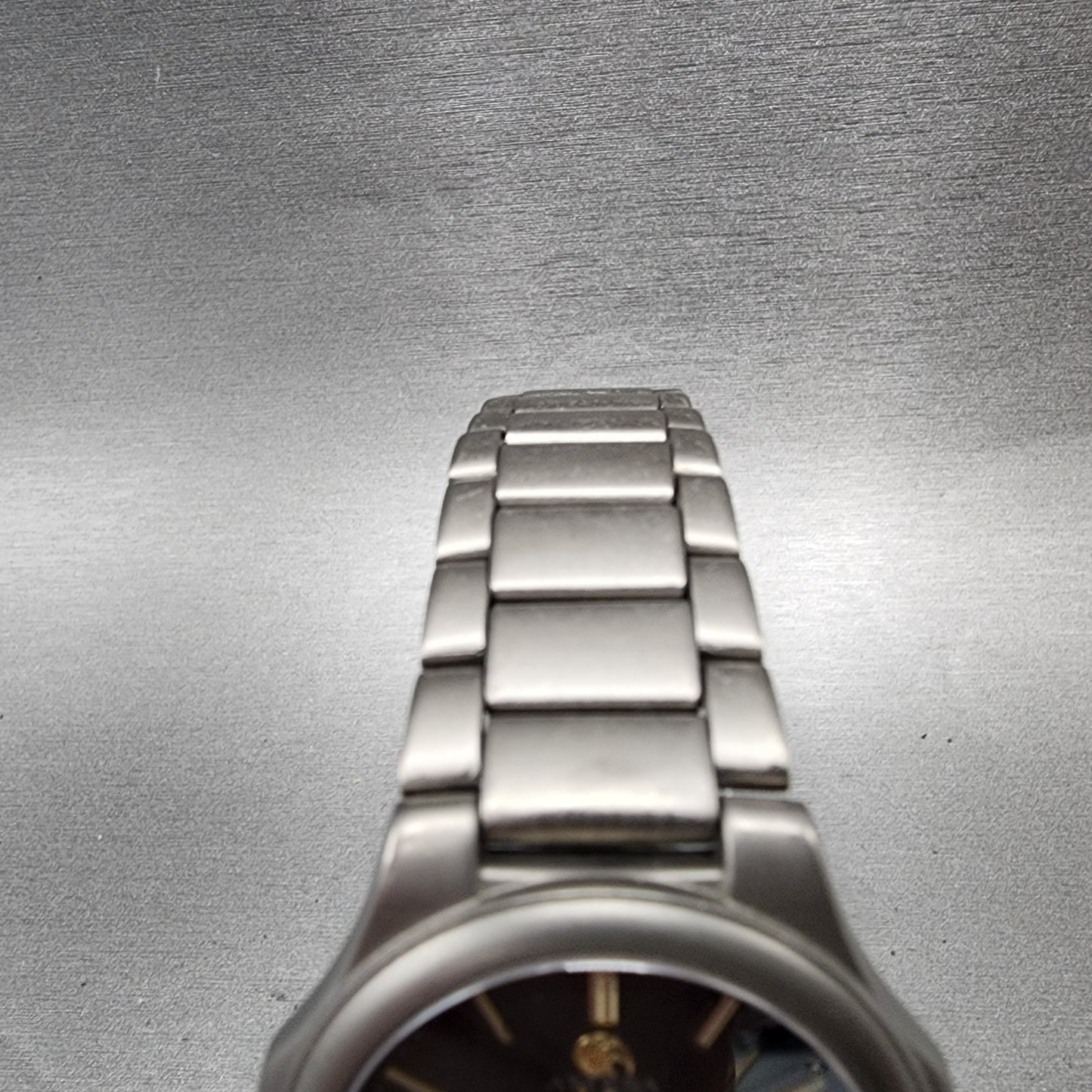 Citizen Attesa Watch Men 33mm Black Dial Titanium Tone Date 5510F51308 New Batt4