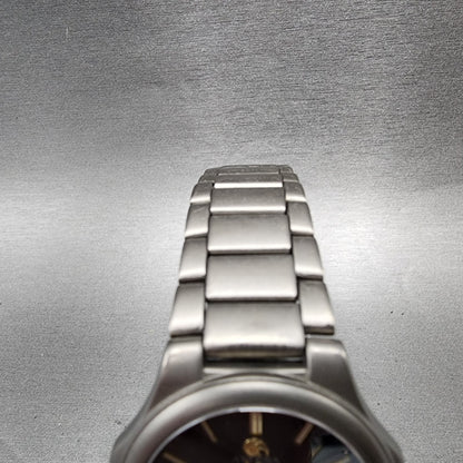 Citizen Attesa Watch Men 33mm Black Dial Titanium Tone Date 5510F51308 New Batt4