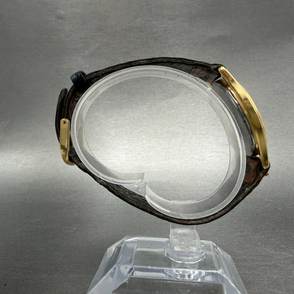 Seiko Watch Unisex 32mm Champagne Dial Gold Tone Round 2K01-0011 New Battery VTG8