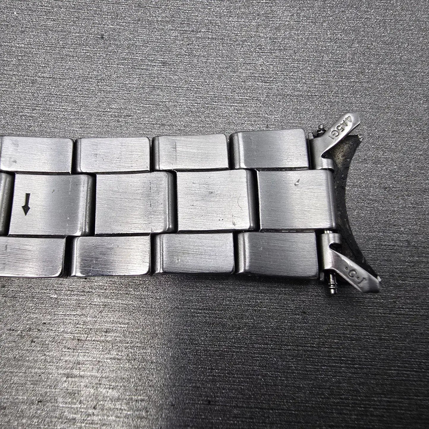 Seiko Bracelet 20mm Stainless Steel Silver Tone Tri Folding Clasp 4A5G1CI Japan9