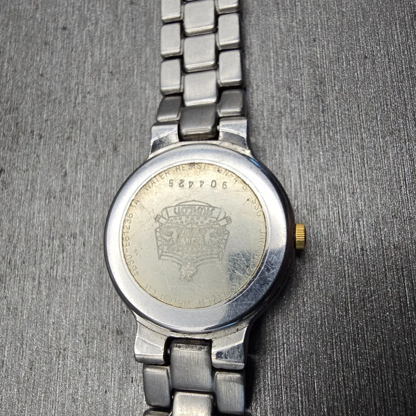 Citizen Avalon Watch Women 23mm Ivory Dial Two Tone Round 4630-E61236 New Batt10