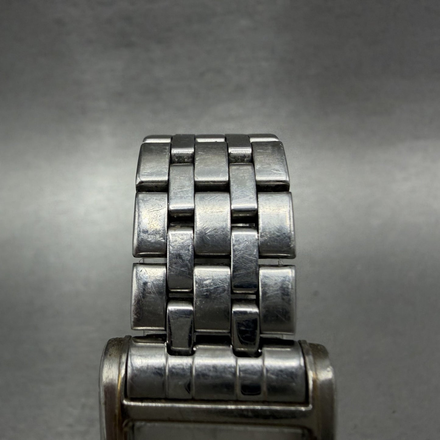 Bulova Tank Watch Women 22mm White Dial Silver Tone Rectangle 96L006 New Battery4