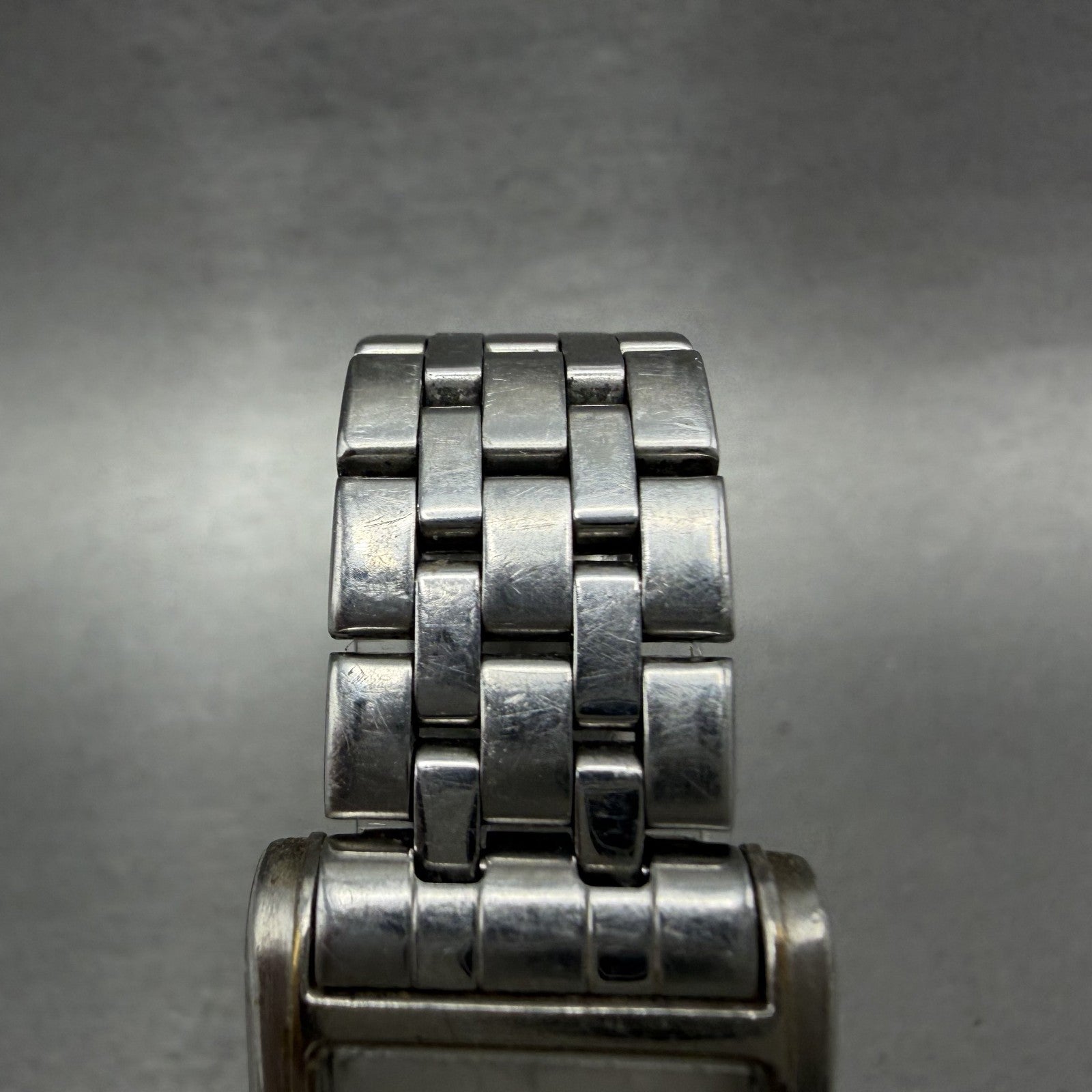 Bulova Tank Watch Women 22mm White Dial Silver Tone Rectangle 96L006 New Battery4