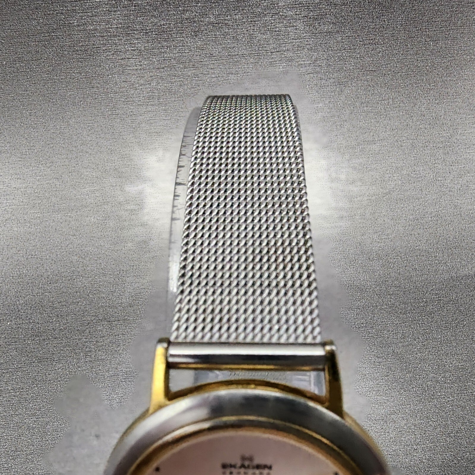 Skagen Watch Women 28mm Silver Dial Two Tone Date Round 16SGS New Battery4
