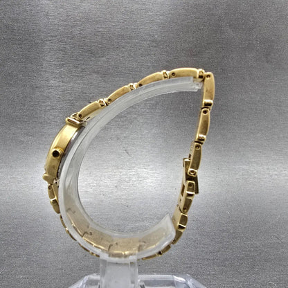 Wittnauer Watch Women 19mm MOP Dial Gold Tone Round RL8368 0751 New Batttery6