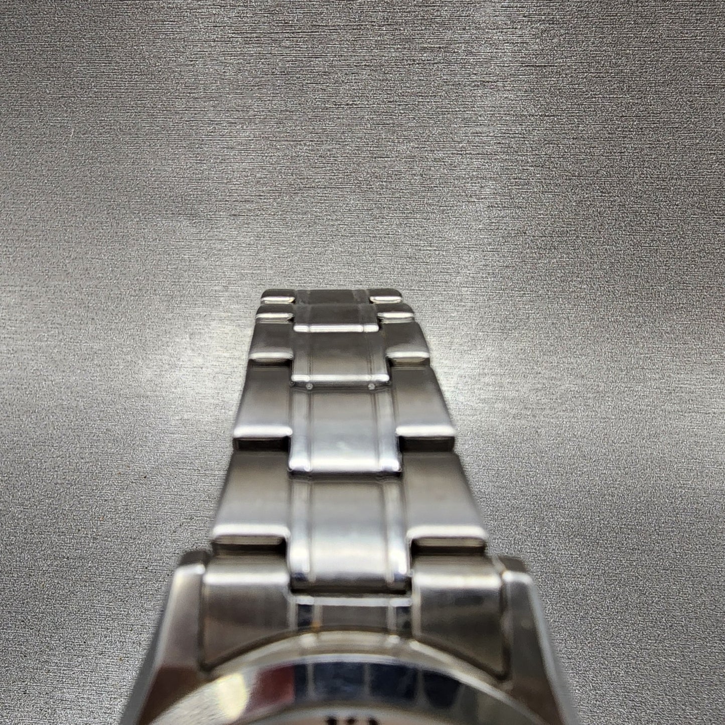Orient Swimmer Watch Men 36mm White Dial Silver Tone Date Round New Battery4
