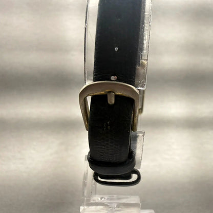 Seiko Watch Women 17mm Cream Dial Gold Tone Rectangle 1400-5039 New Battery VTG7