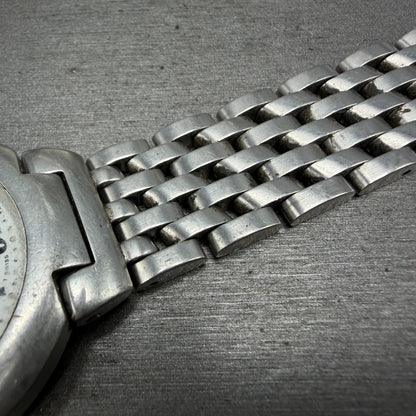 Victorinox Swiss Army Calvary Watch Men 39mm White Dial Silver Tone Date PARTS R7