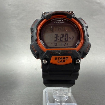 Casio STL-S100H Watch Men 45mm Digital Gray Tone Alarm Chrono Solar Works5