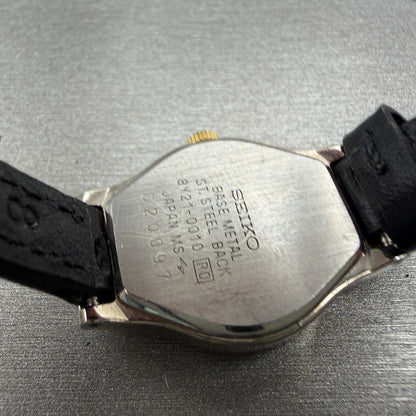 Seiko Watch Women 20mm Silver Dial Silver Tone Round 8Y210010  New Battery 56R9