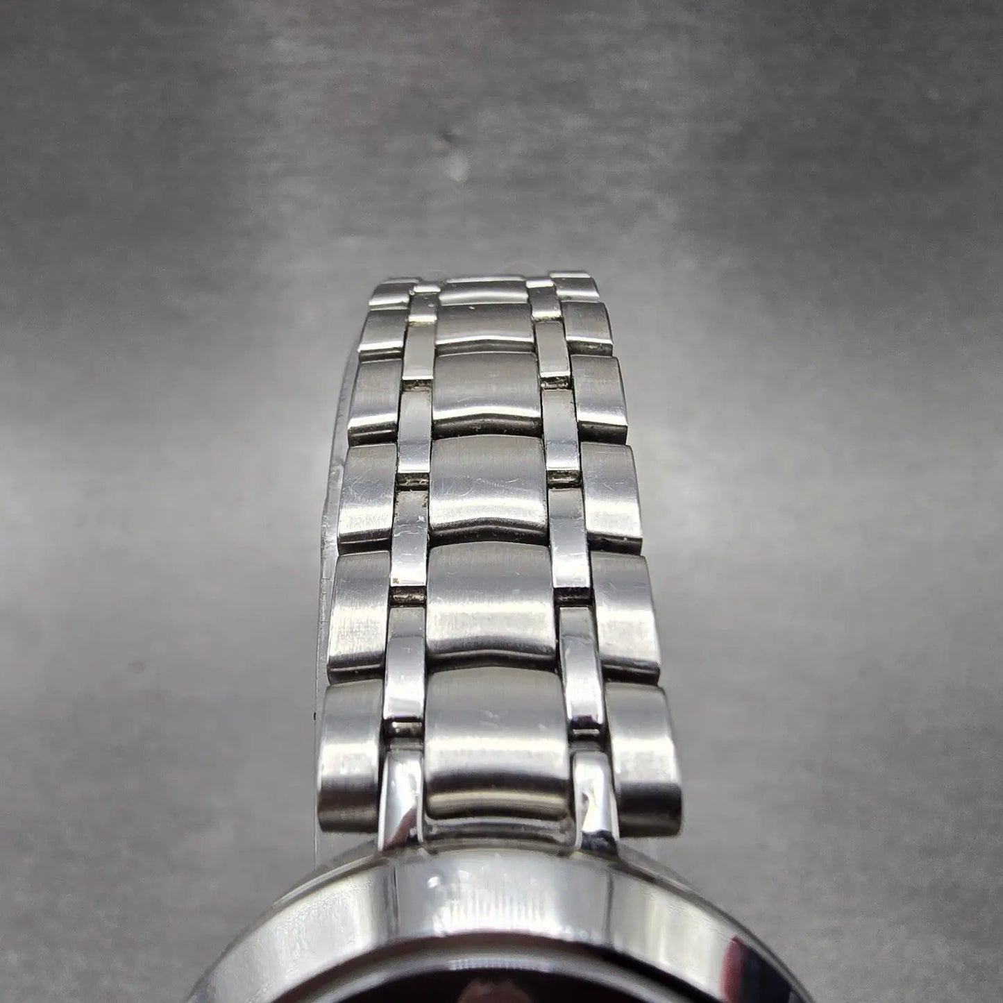 Movado Automatic Watch Women 27mm Black Dial Silver Tone Round 0606919 Runs4
