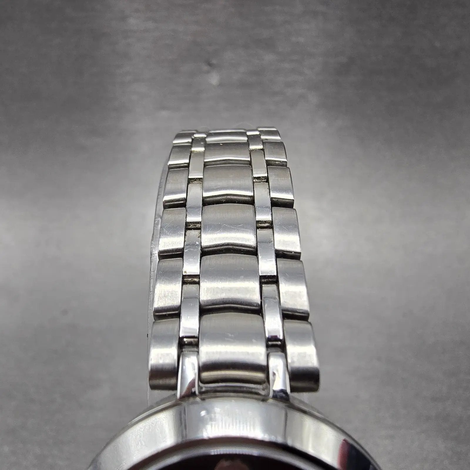 Movado Automatic Watch Women 27mm Black Dial Silver Tone Round 0606919 Runs4