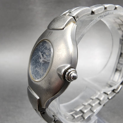 Seiko Kinetic Women Watch 27mm Blue Dial Steel Round 1M20-0A40 PARTS