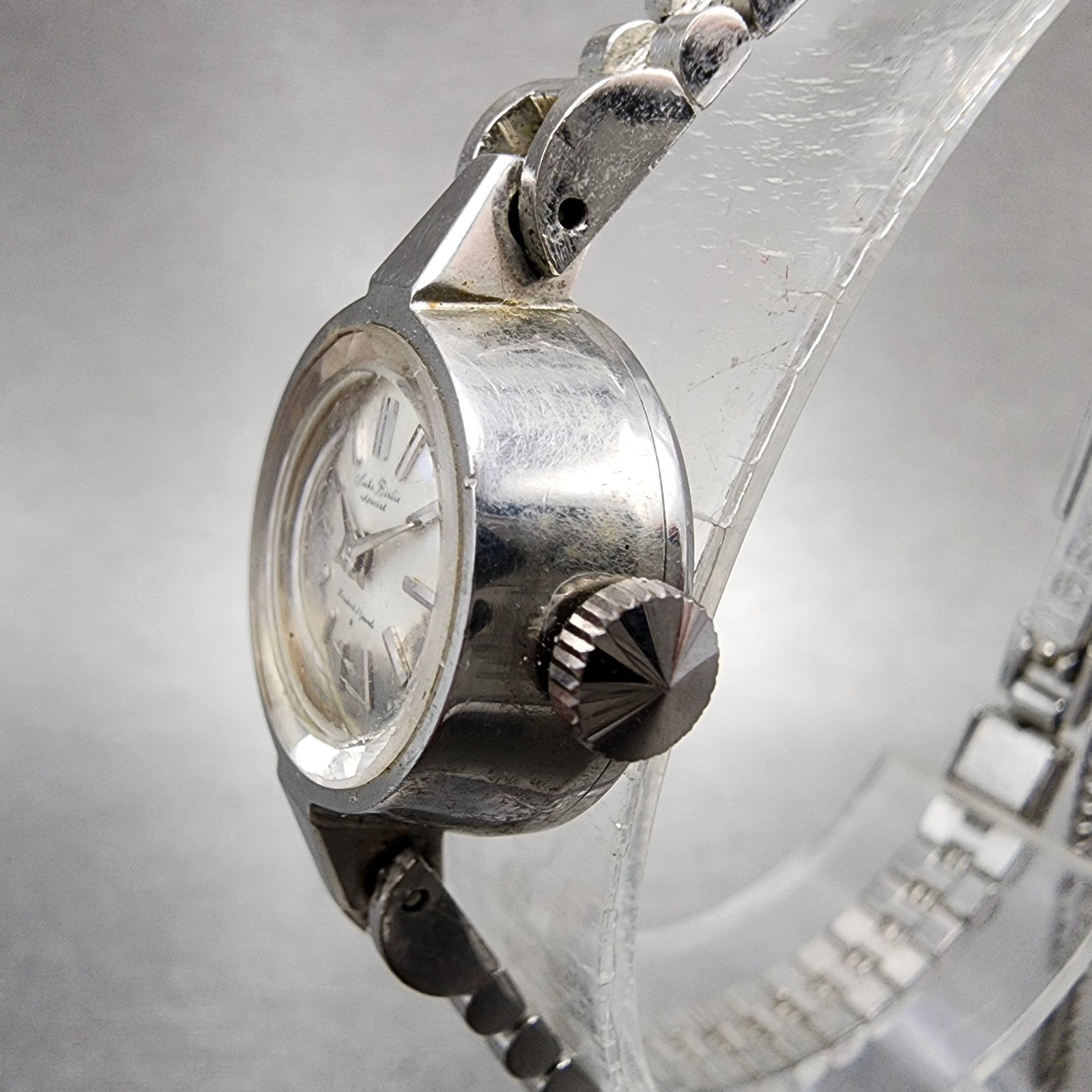 Seiko Birdie Special Watch Women 19mm Silver Dial Stainless Steel Manual Runs2