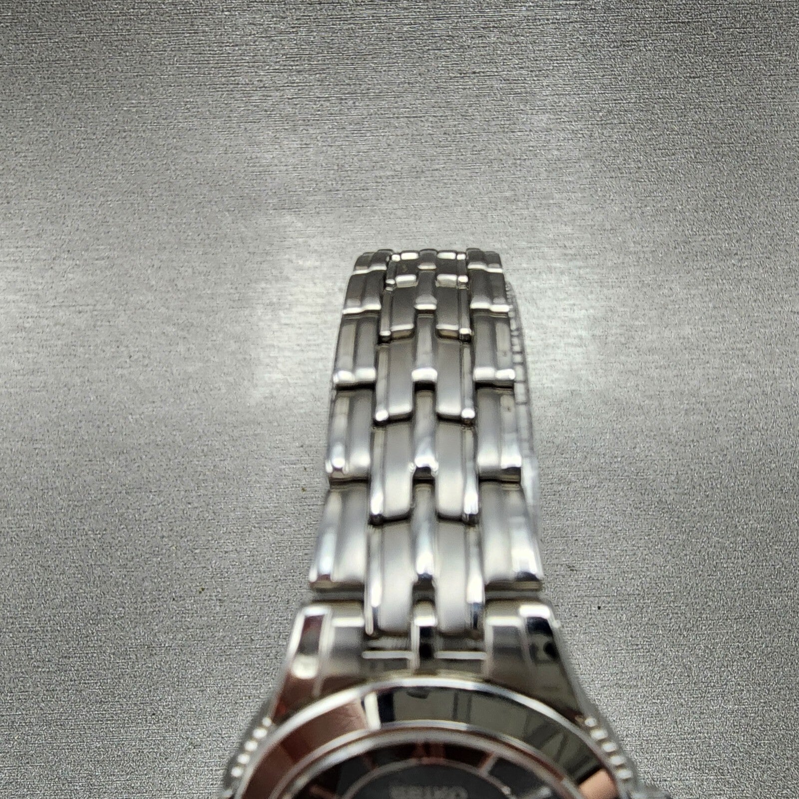 Seiko Watch Women 26mm Black Dial Silver Tone Date 7n820dh0 New Battery4