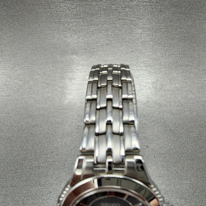 Seiko Watch Women 26mm Black Dial Silver Tone Date 7n820dh0 New Battery4