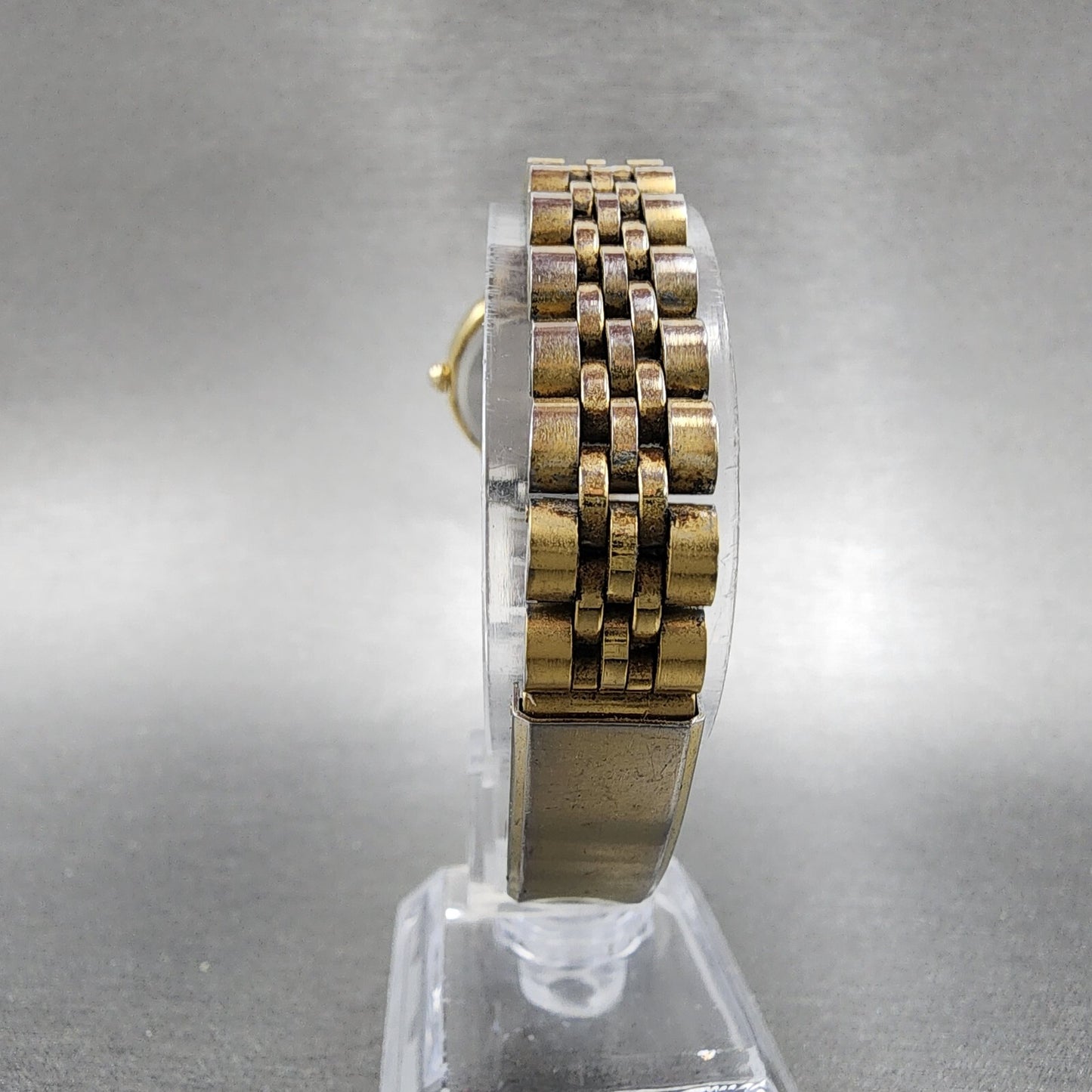 Seiko Watch Women 26mm Cream Dial Gold Tone Round 2A220A10 New Battery7