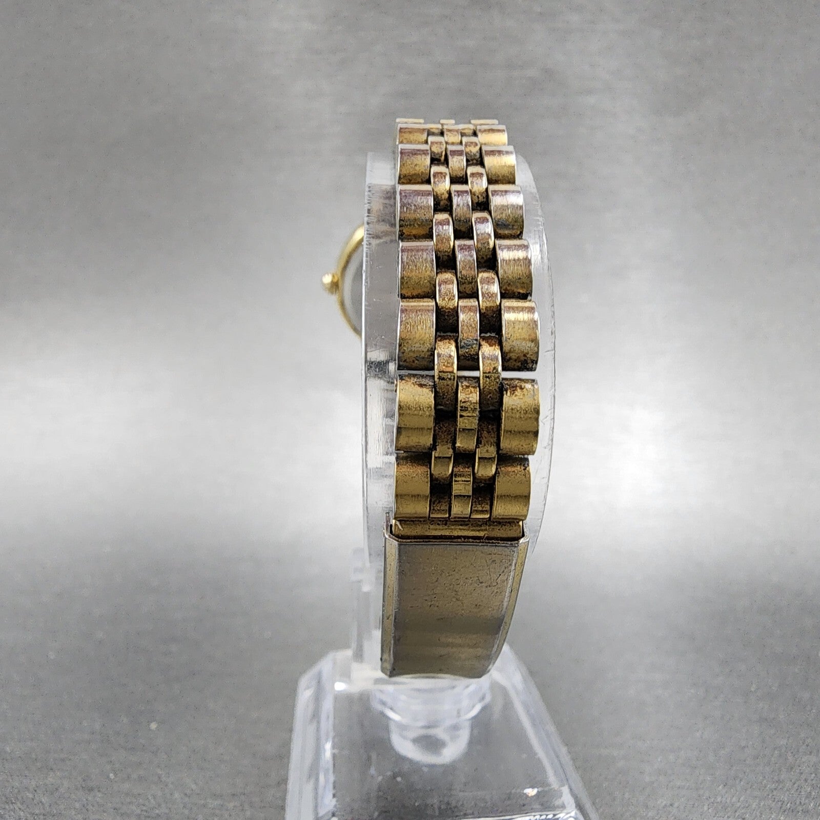 Seiko Watch Women 26mm Cream Dial Gold Tone Round 2A220A10 New Battery7