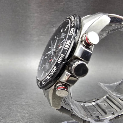 Citizen Eco-Drive Chronograph Watch Men 42mm Black Dial Steel Perpetual Calendar2