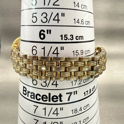 Seiko Watch Women 23mm MOP Dial Gold Tone Diamonds Round 1N00-0KH0 New Battery10