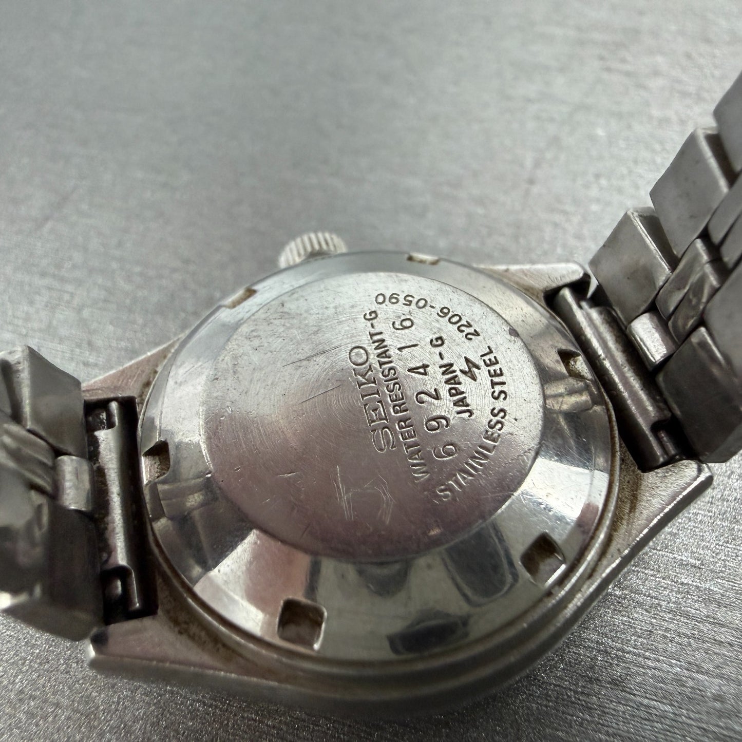 Seiko Automatic Watch Women 26mm Green Dial Steel Daydate 2206-0590 PARTS10