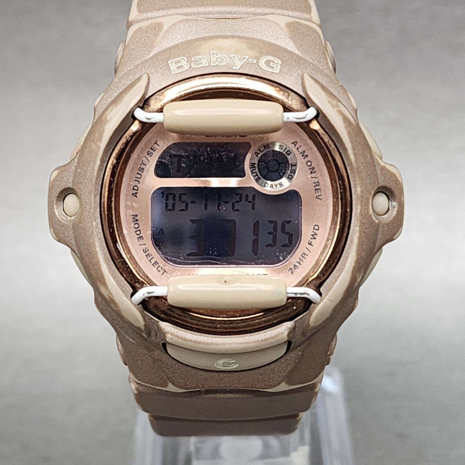 Casio BabyG Watch Women Pink Digital Alarm Chronograph BG169G New Battery0