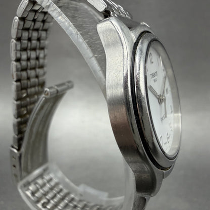 Tissot PR 50 Watch Women 28mm White Dial Silver Tone Date J136/236k New Battery3