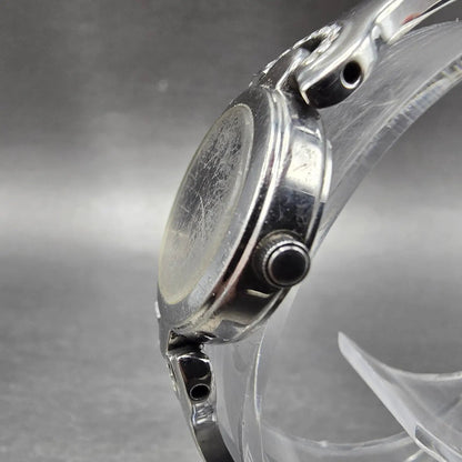Citizen Eco-Drive Watch Women 23mm Black Dial Silver Tone B023-K006309 Works2