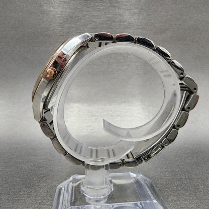 Citizen EcoDrive LTR Watch Women 36mm White Dial Two Tone Round Runs EM075653A6
