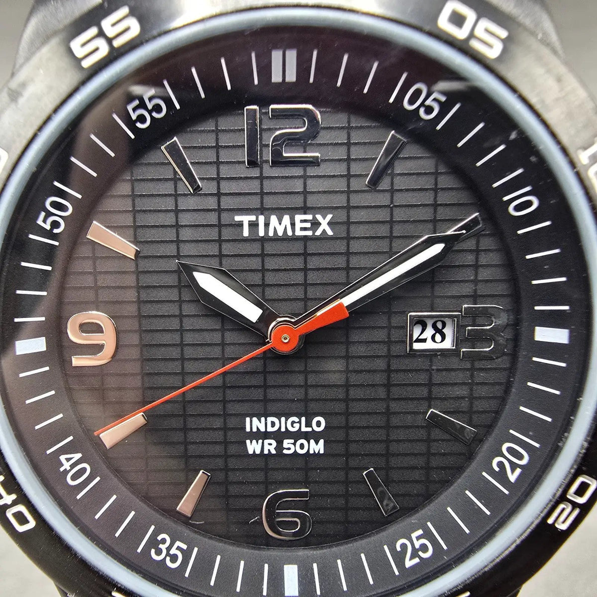 Timex Fairlawn Avenue Watch Men 42mm Black Dial Black Date T2N694 New Battery1