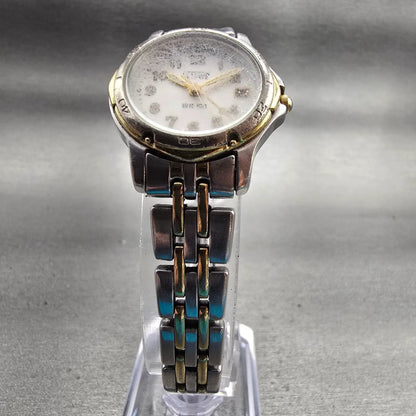 Citizen Watch Women 24mm Silver Dial Two Tone Date Round 1012-S72684 New Battery5